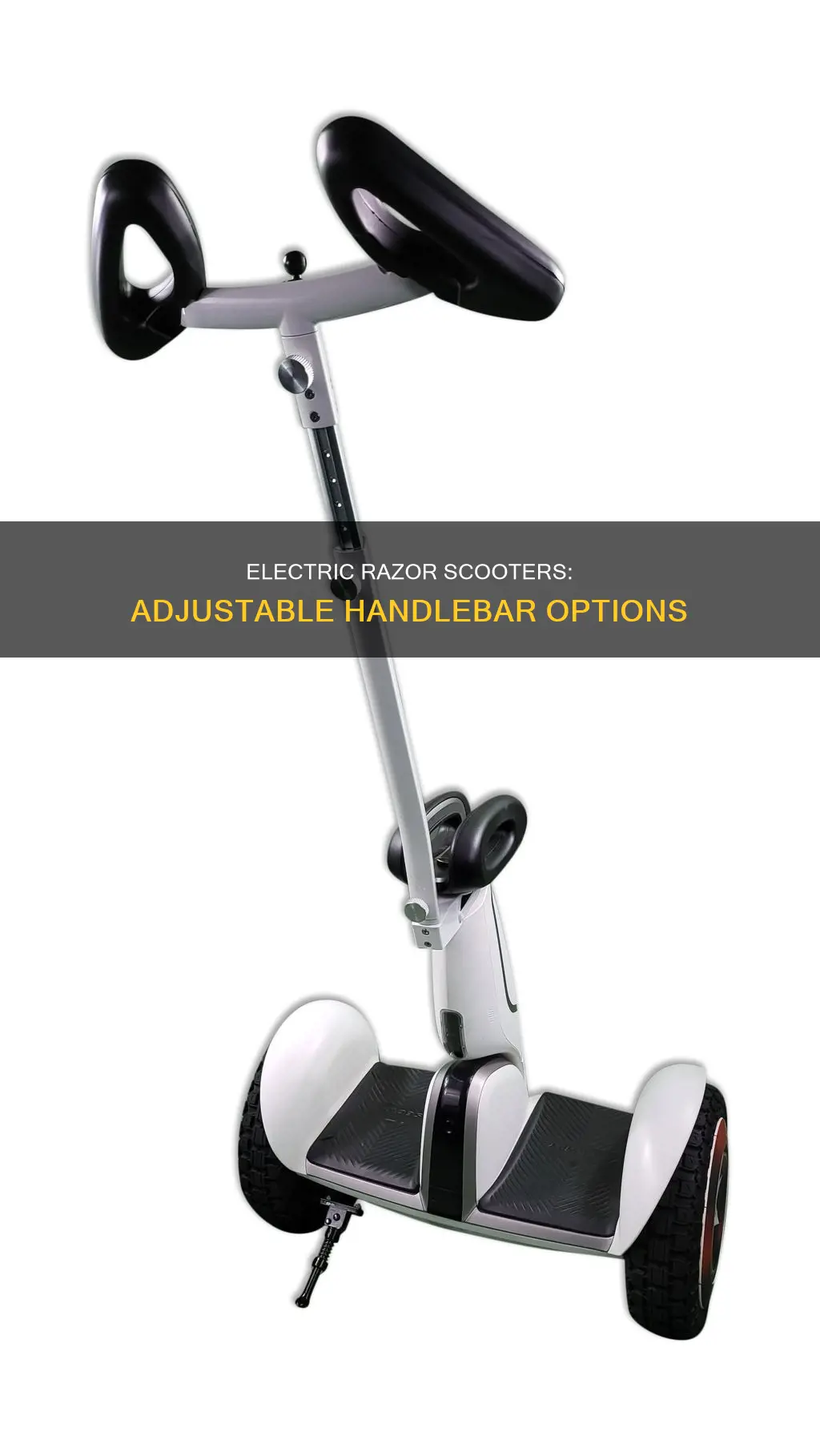 which electric razors scooters have adjustable handlebars