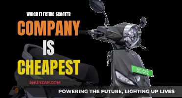 Finding the Most Affordable Electric Scooter Company