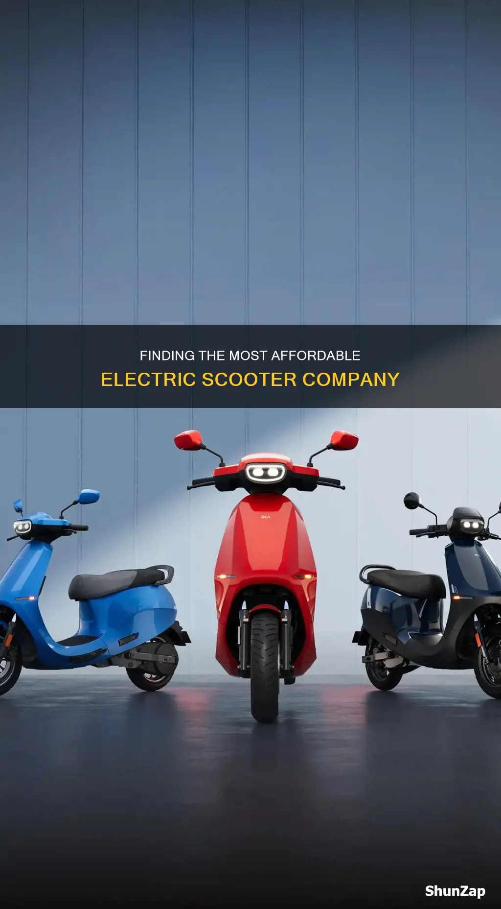 which electric scooter company is cheapest