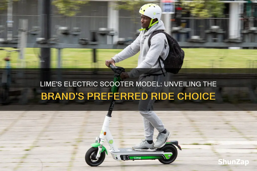which electric scooter does lime use