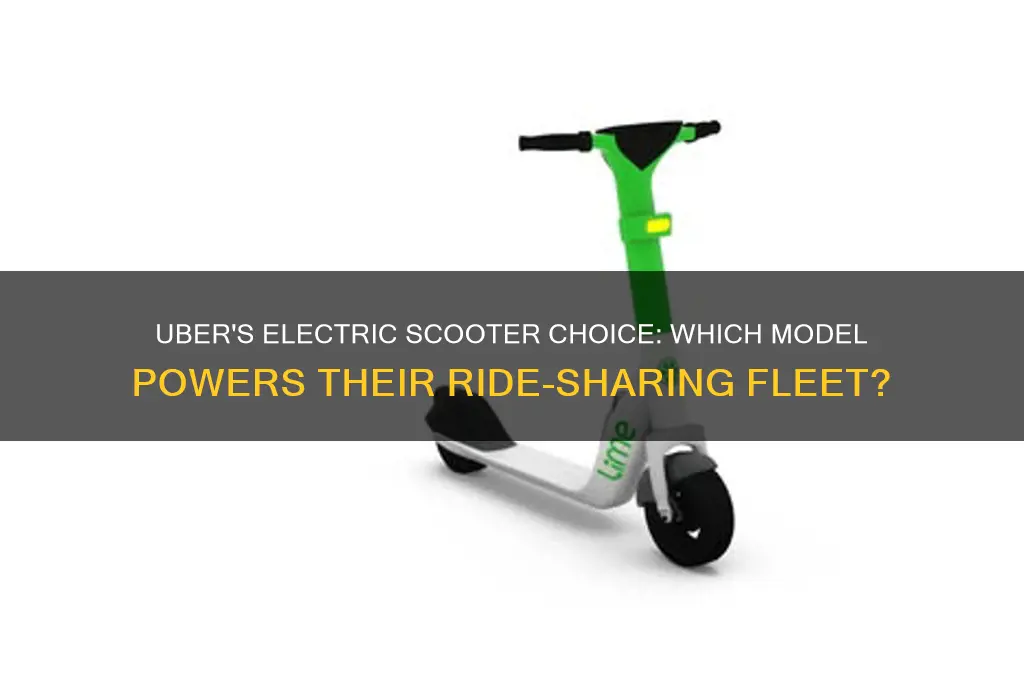 which electric scooter does uber use