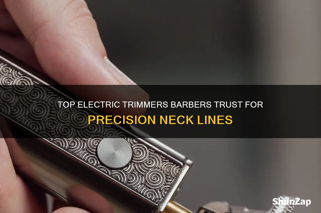 which electric trimmers do barbers use for the neck