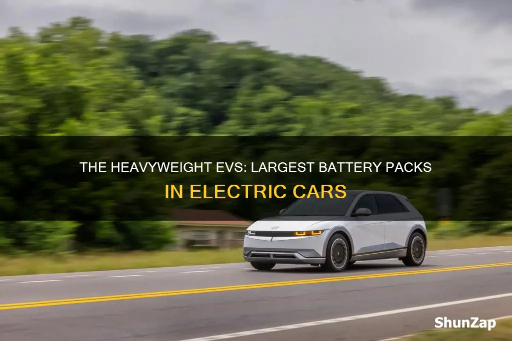 which electric vehicle has the largest battery pack