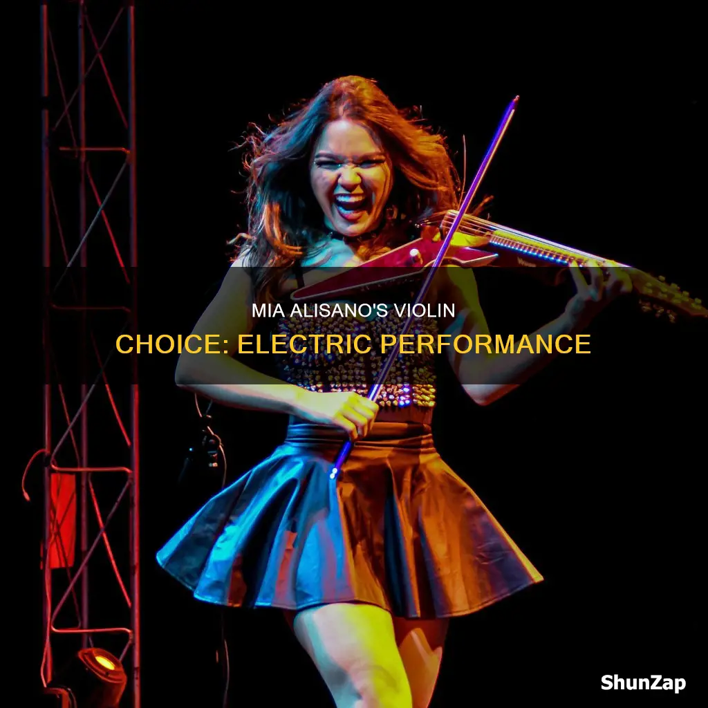 which electric violin does mia alisano play