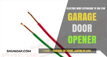Choosing the Right Electric Wire Extension for Your Garage Door Opener