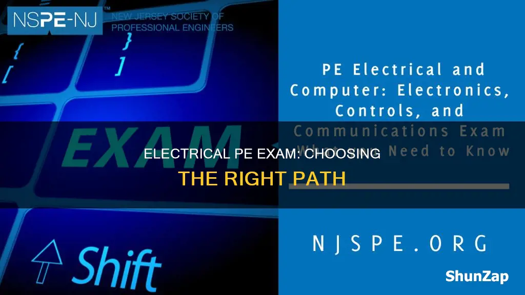 which electrical pe exam should i take