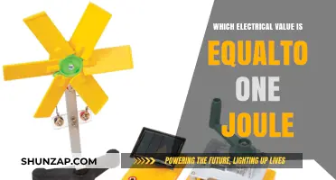Electrical Value: One Joule, What Does It Equal?