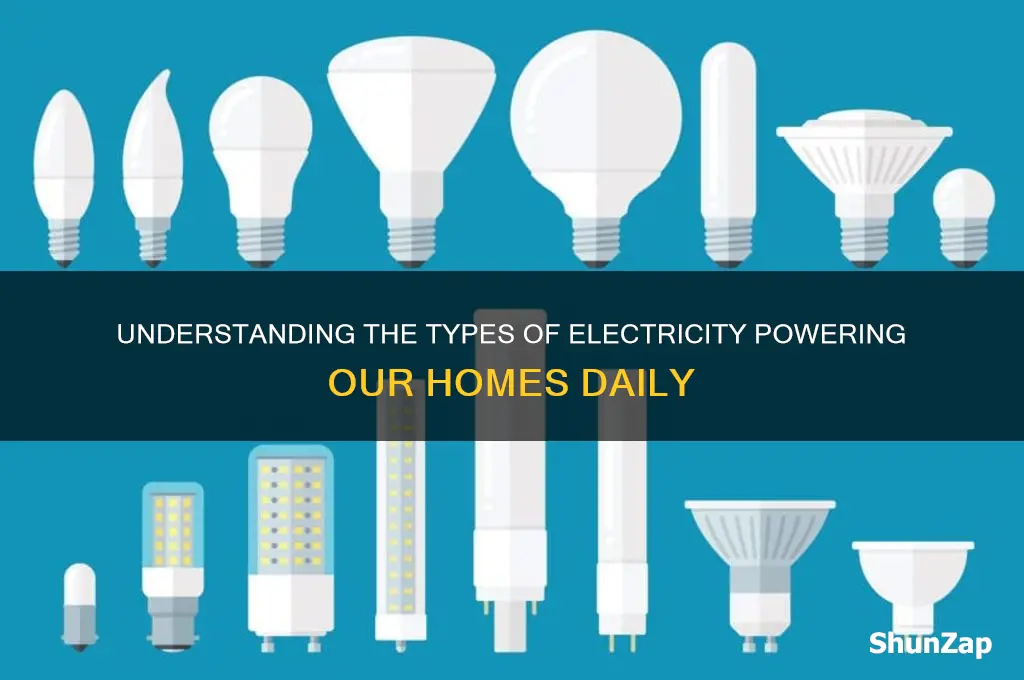 which electricity do we use in our homes