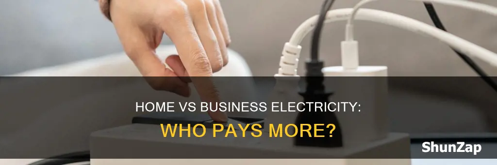 which electricity is more home or business