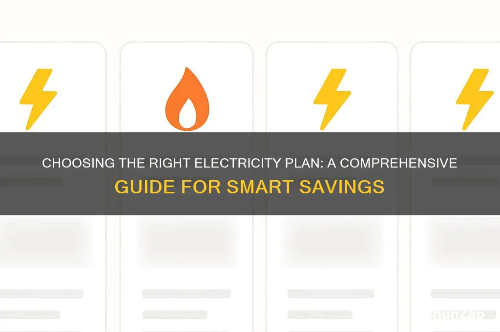 which electrity plan should i use