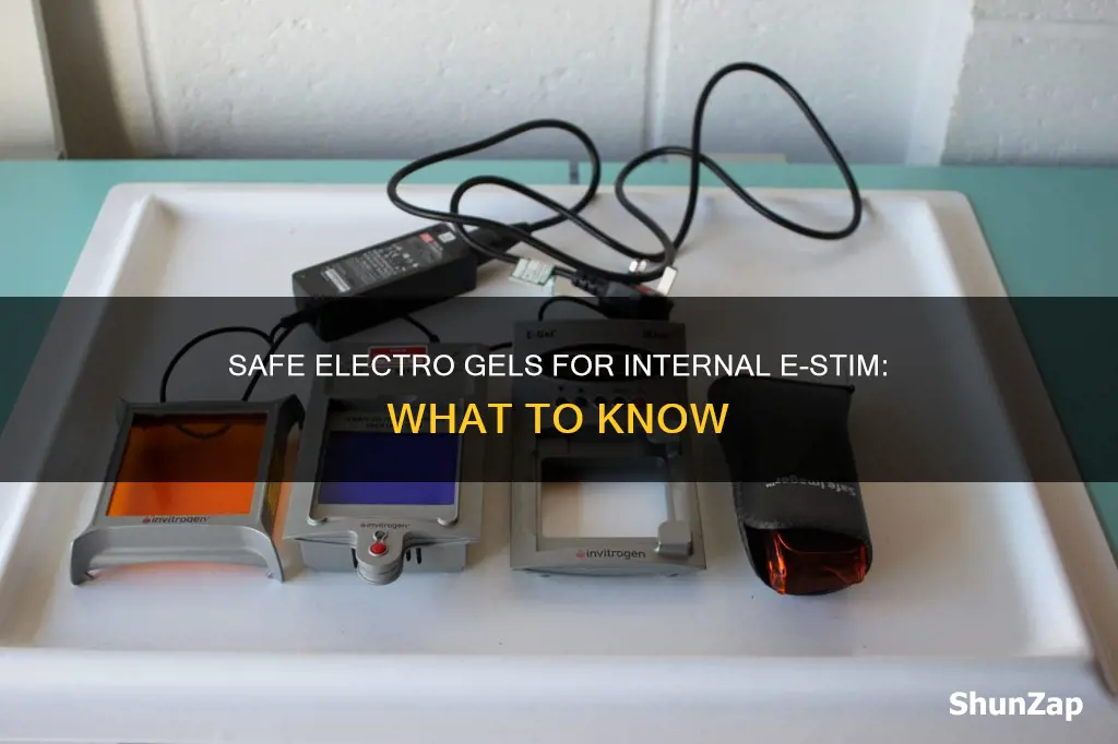 which electro gels are safe internally estim