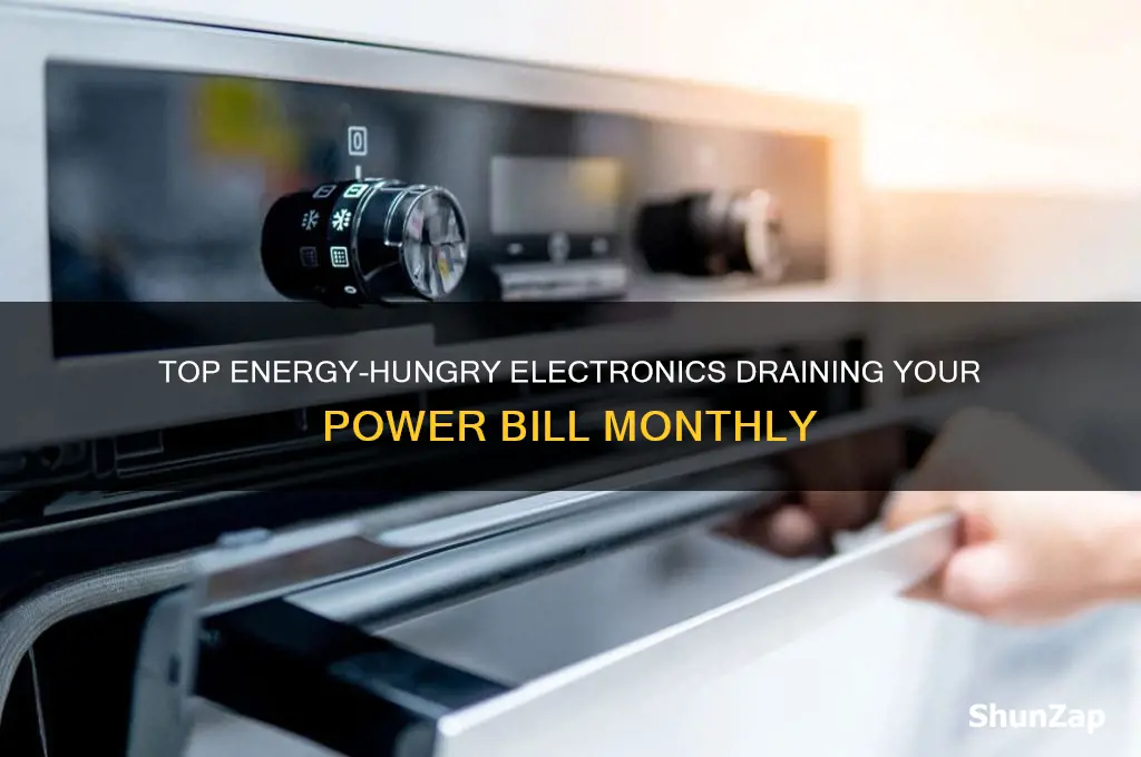 which electronics use most electricity