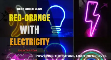 Electricity's Red-Orange Glow: Unveiling the Element's Identity