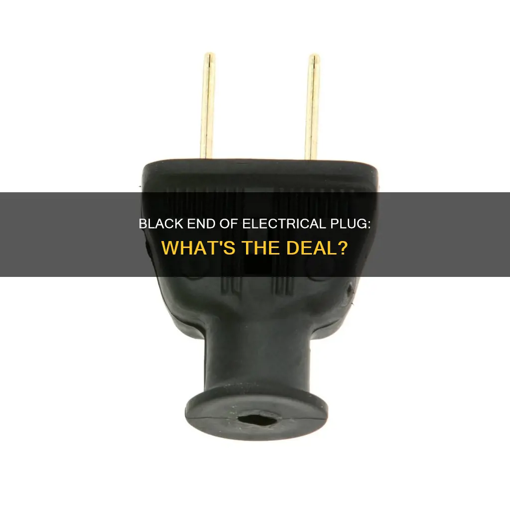 which end of electrical plug is black