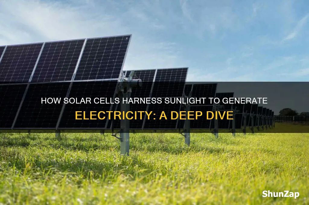 which energy is used by solar cell to generate electricity