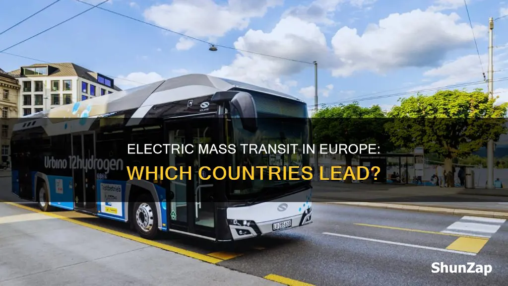 which european countries with electric mass transit