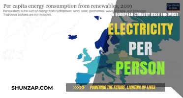 Europe's Power Consumption: Which Nation Tops Per Capita Electricity Use?