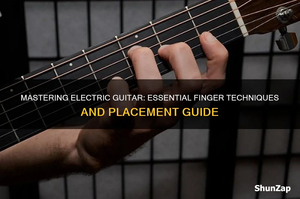 which fingers do you used to play electric guitar