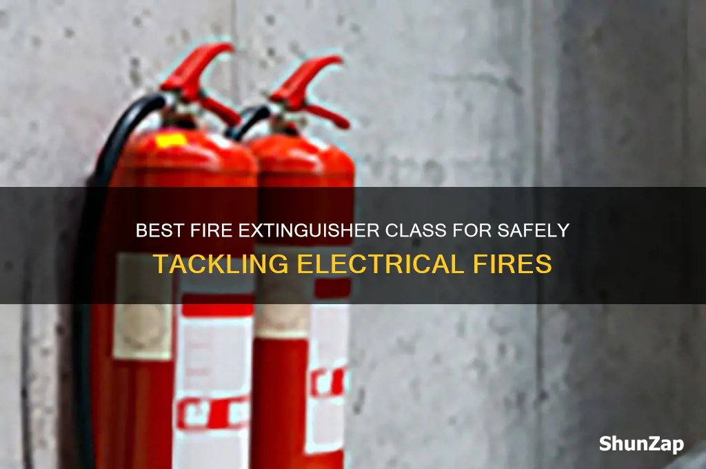 which fire extinguisher class is used for electrical fires