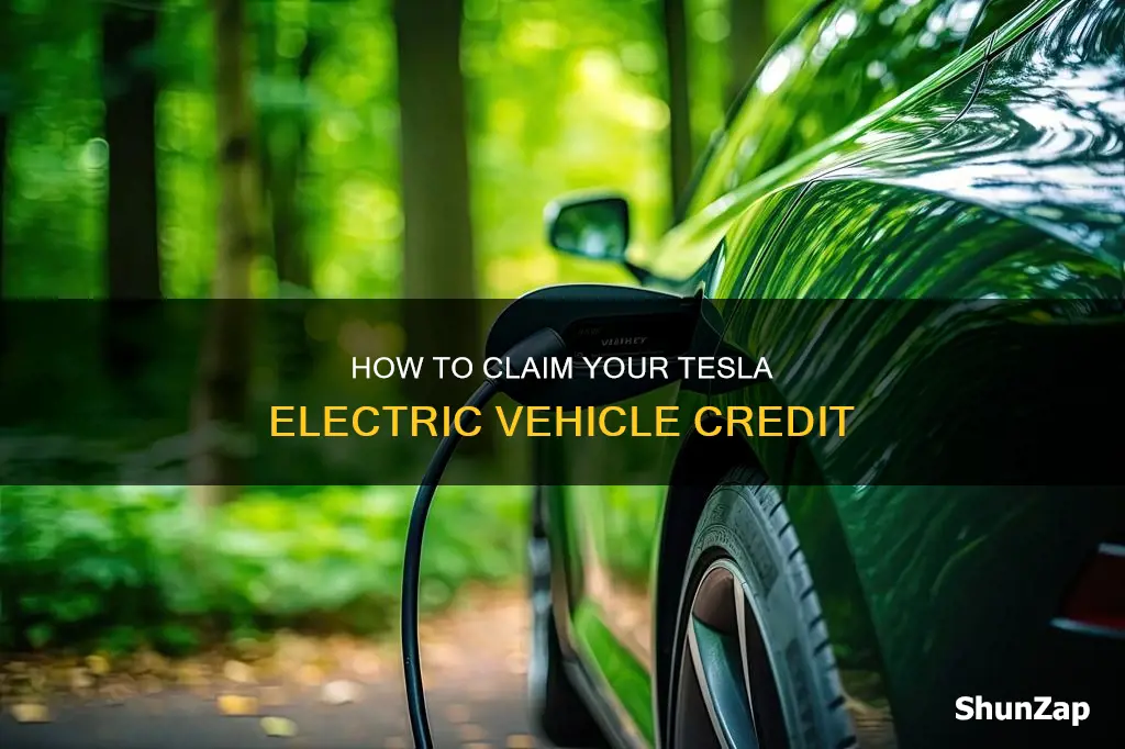 which form for tesla for electric vehicle credit