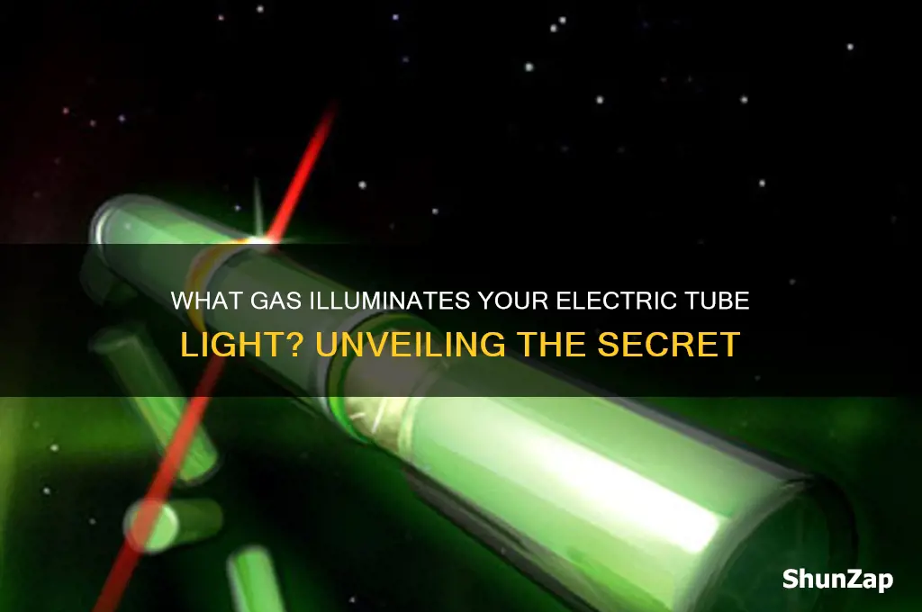 which gas is used in electric tube light