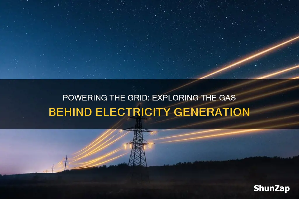 which gas is used to produce electricity