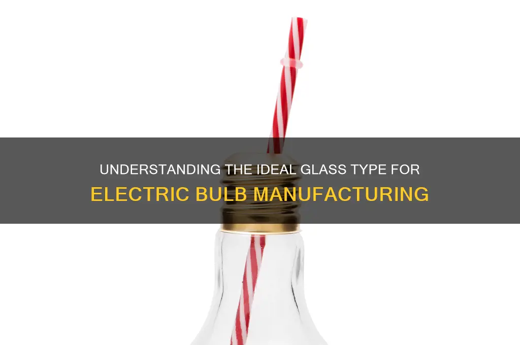 which glass is used for electric bulb