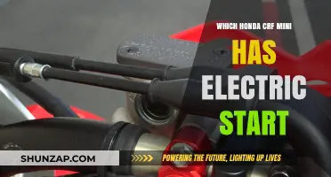 Electric Start for CRF Minis: Which Honda Delivers?