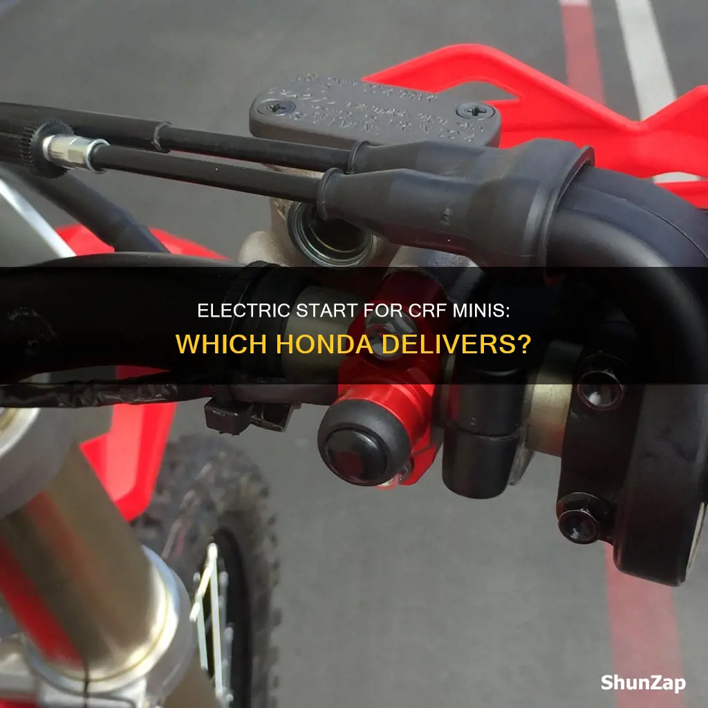 which honda crf mini has electric start
