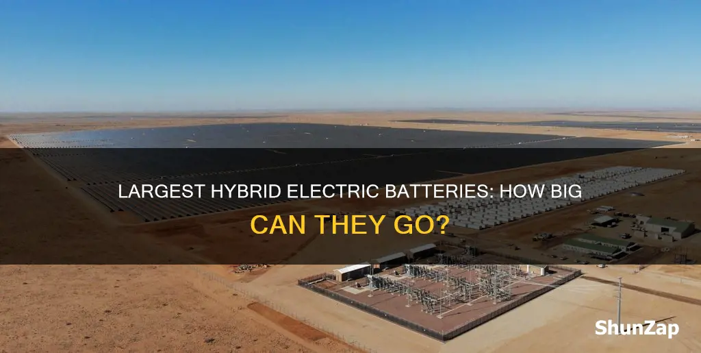 which hybrid has the biggest electric battery