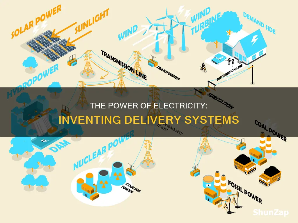 which inventor created delivery system for electricity