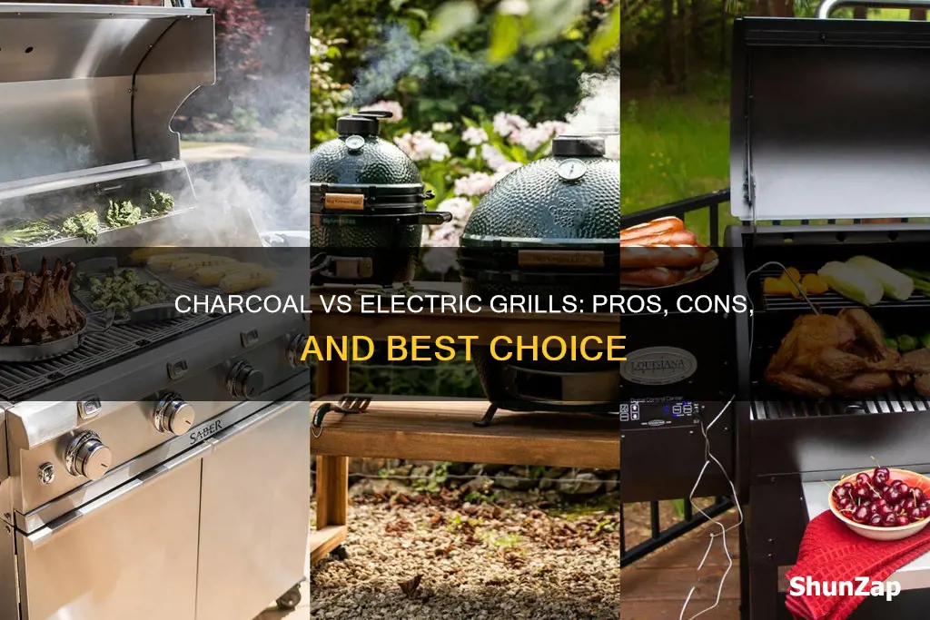 which is better charcoal or electric grill