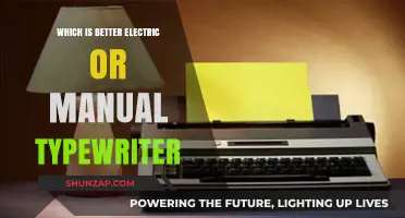 Electric vs Manual Typewriters: Which is the Better Choice?