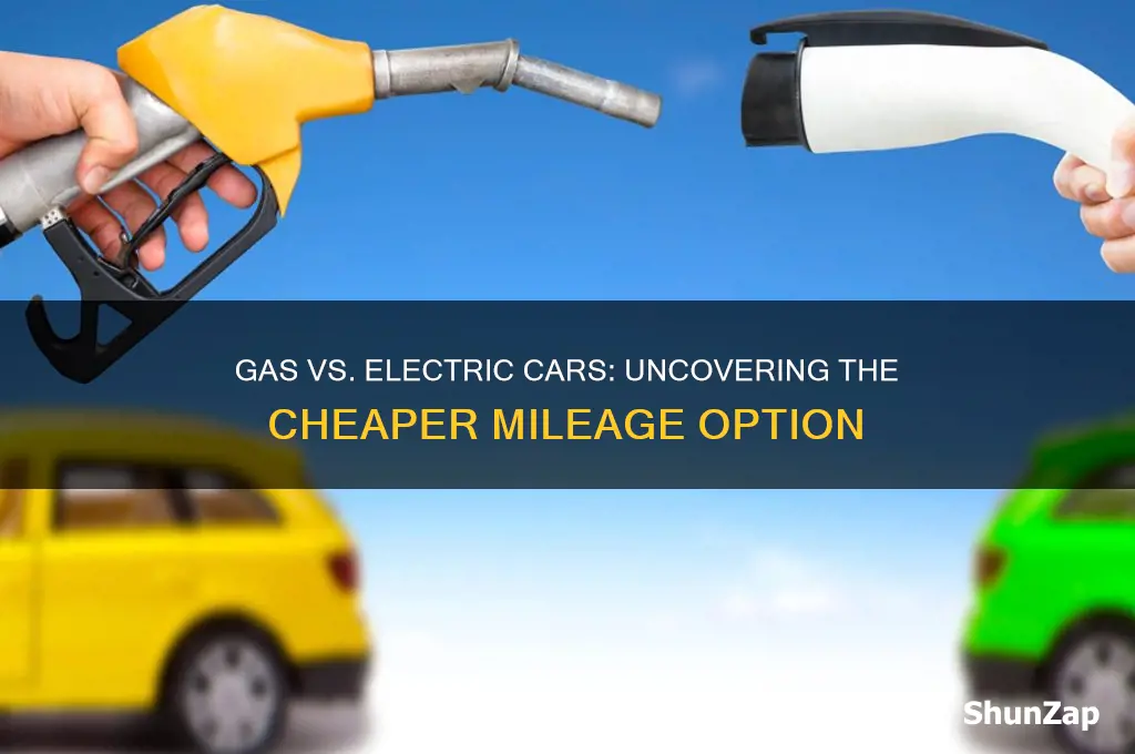 which is cheaper per mile gas or electric cars
