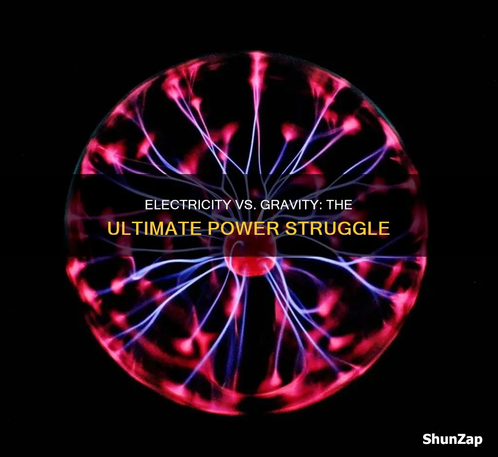 which is more powerful gravity or electricity