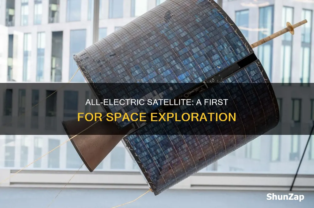 which is the first all electric satellite