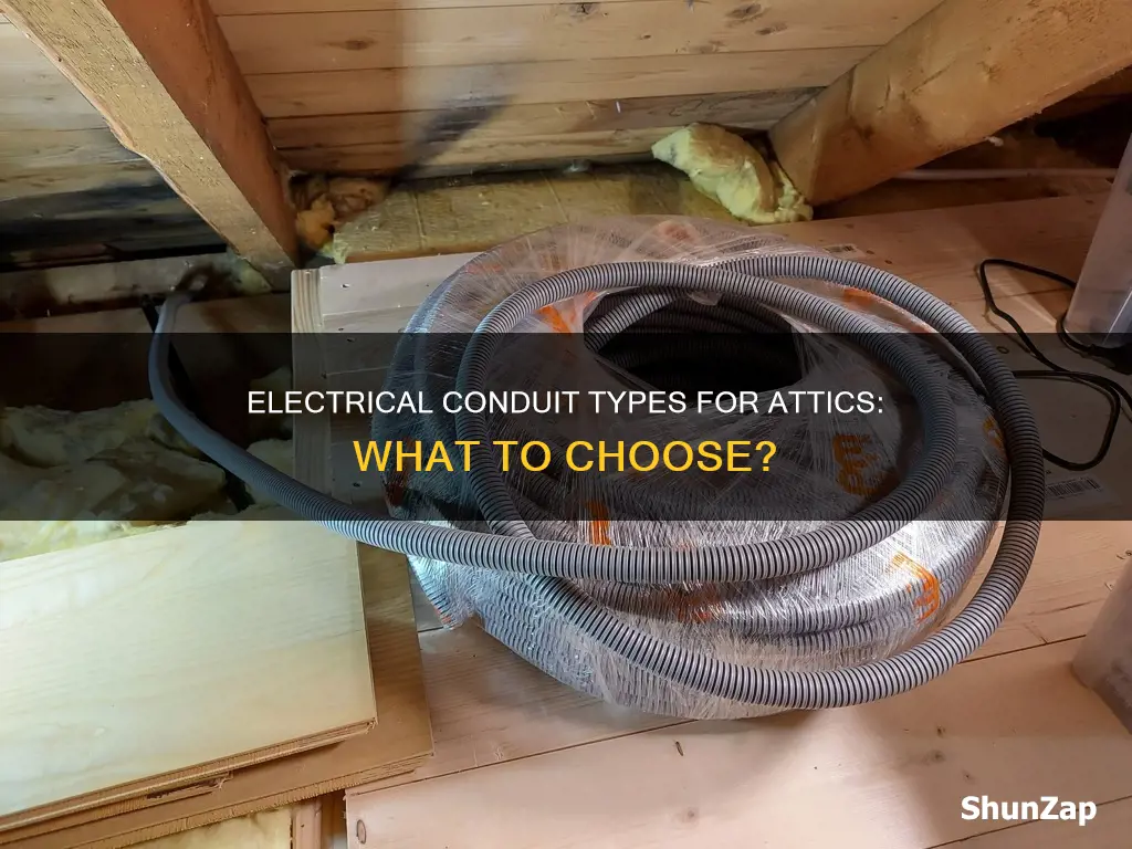 which kind of electrical conduit in attic