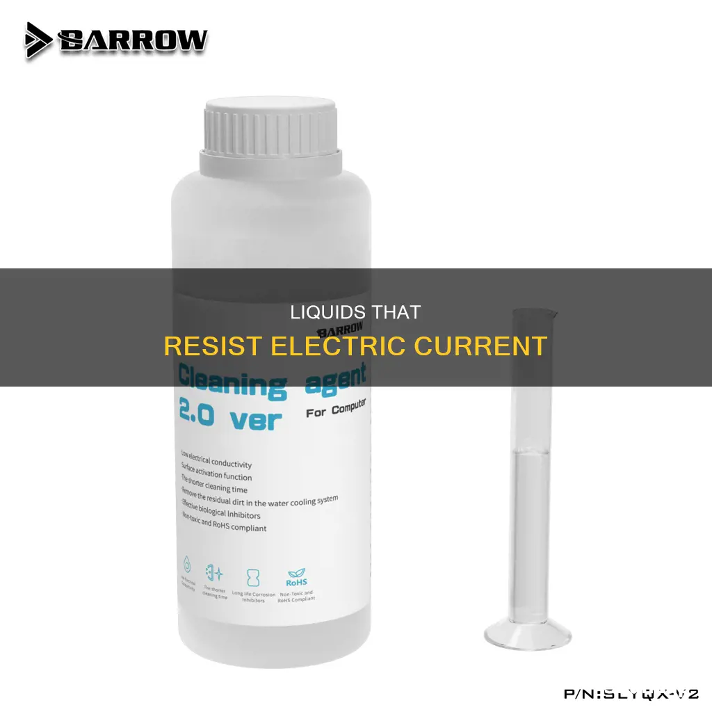 which liquid is bad conductor of electricity