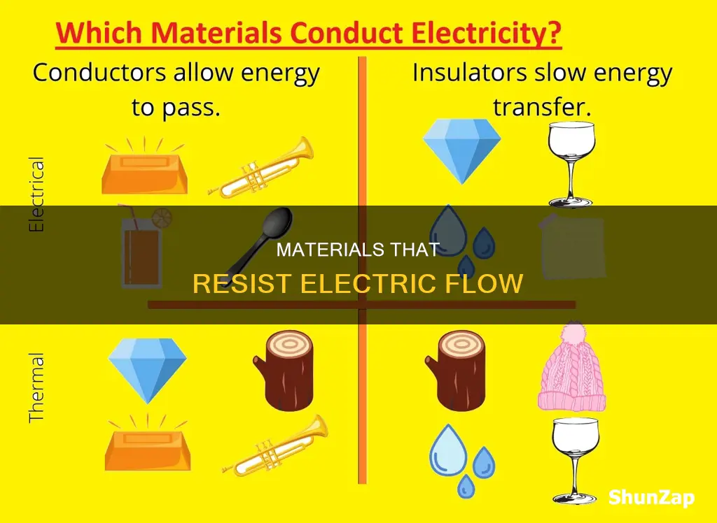 which materials are poor conductors of electricity
