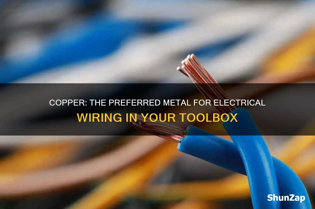 which metal from the box is used for electrical wires