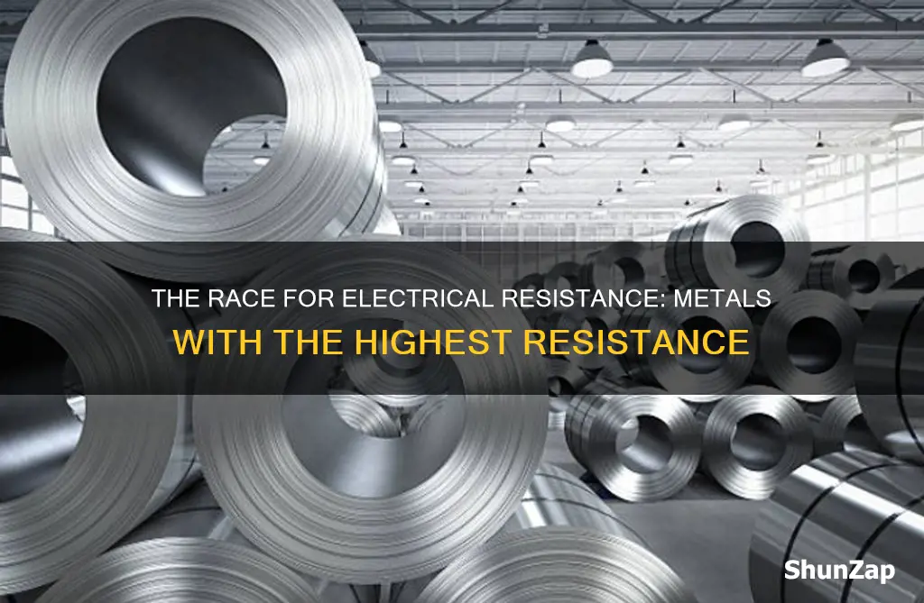 which metal has the highest electrical resistance