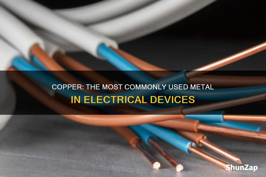 which metal is most commonly used for electrical devices
