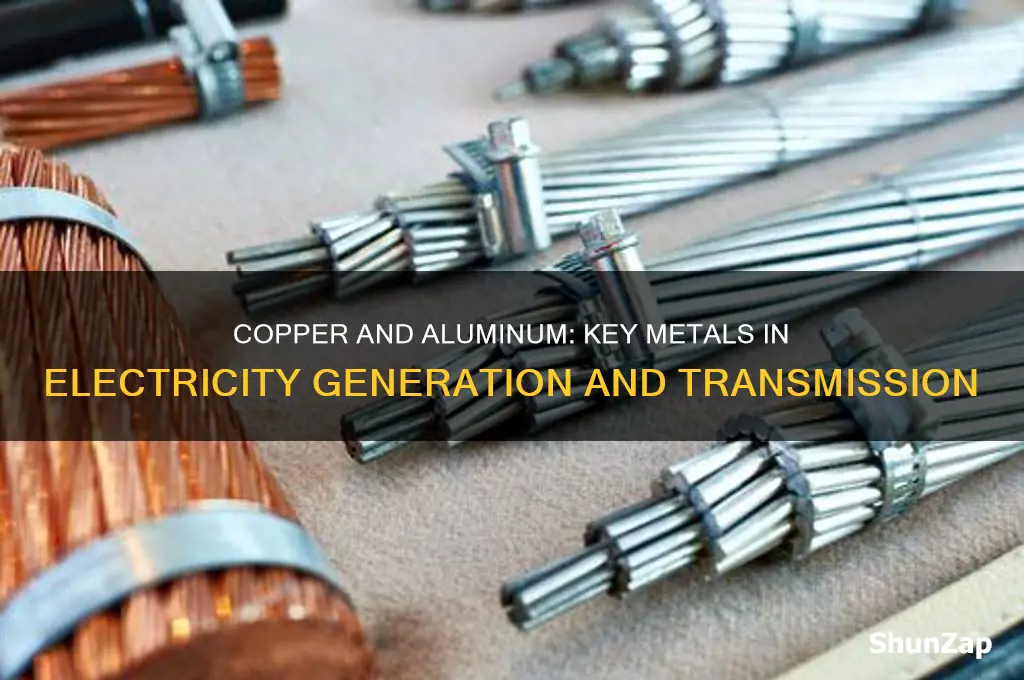 which metal is used for producing electricity