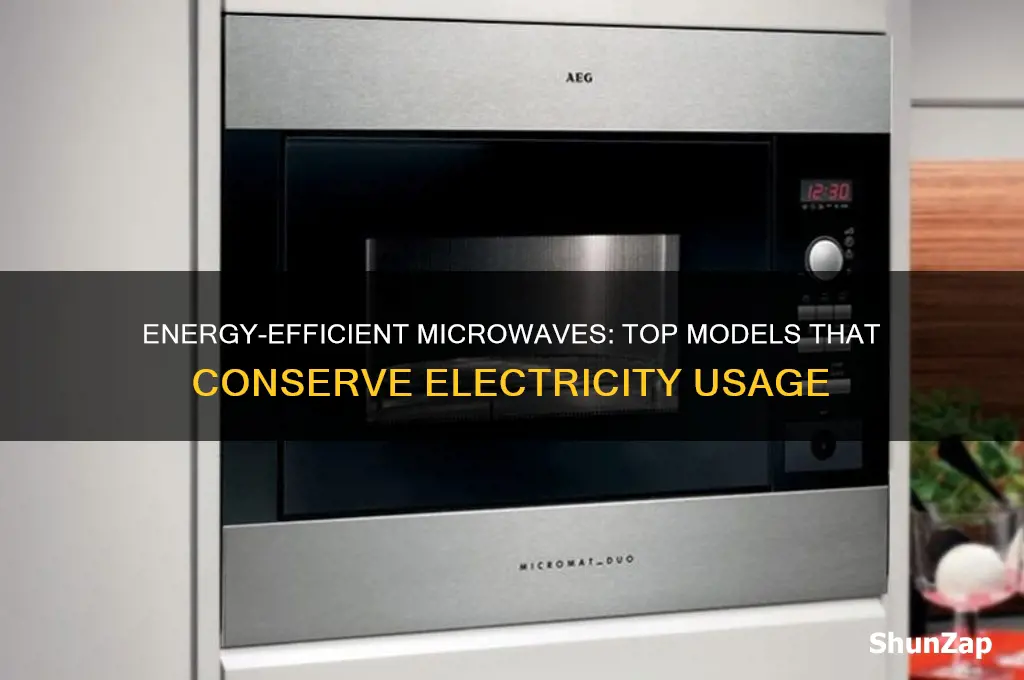 which microwave uses less electricity