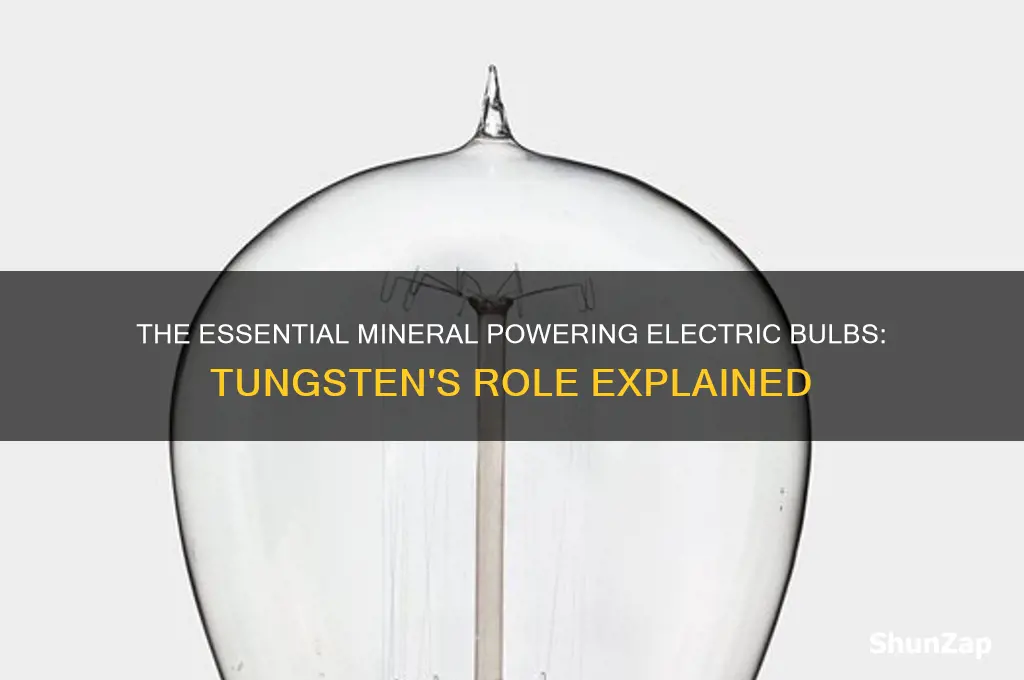 which mineral is used in electric bulbs