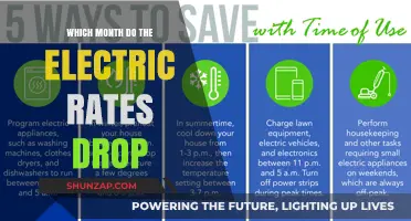Electric Rates: Month for Lower Charges