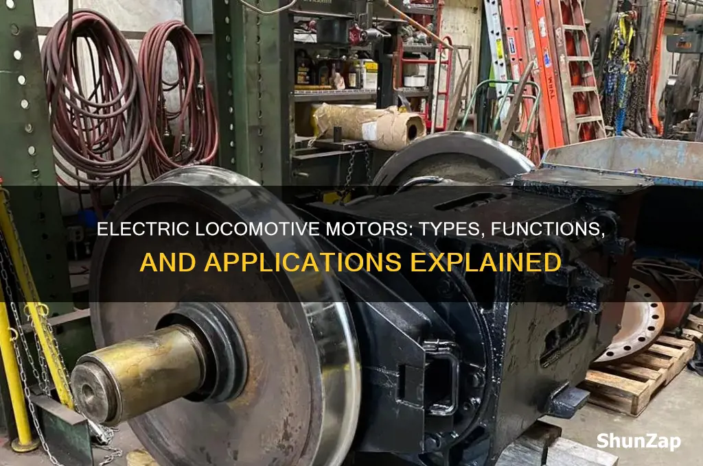 which motor is used in electric locomotive
