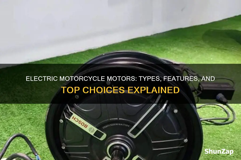 which motor is used in electric motorcycle