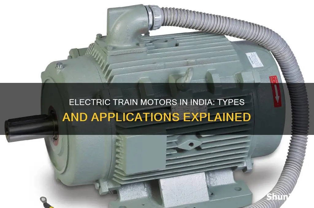 which motor is used in electric train in india
