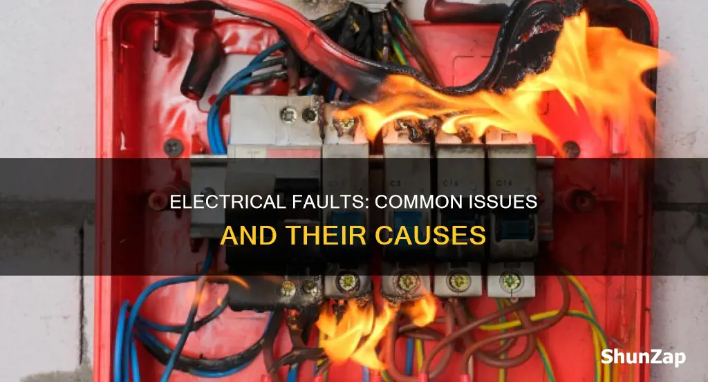 which of the following are electrical faults